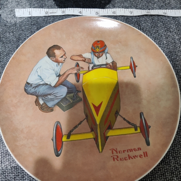 Norman Rockwell Vintage SoapBox Derby Collectors Plate - Picture 5 of 6